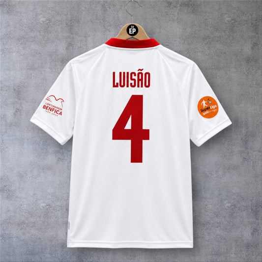 Luisão 4 SL Benfica Away 2004/05 Liga Portugal retro football shirt