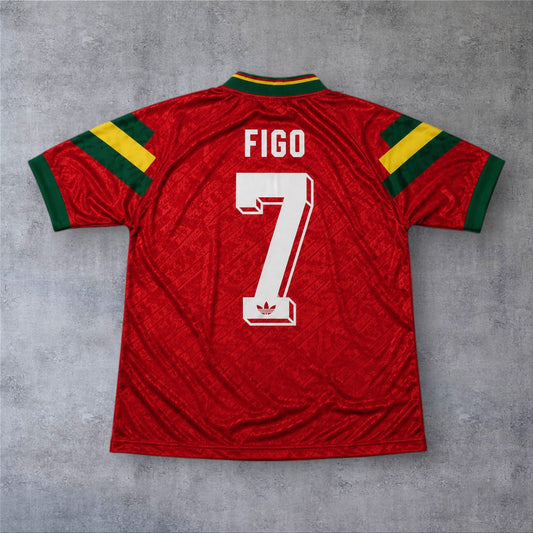 Figo 7 Portugal Home 1992/1994 retro football shirt