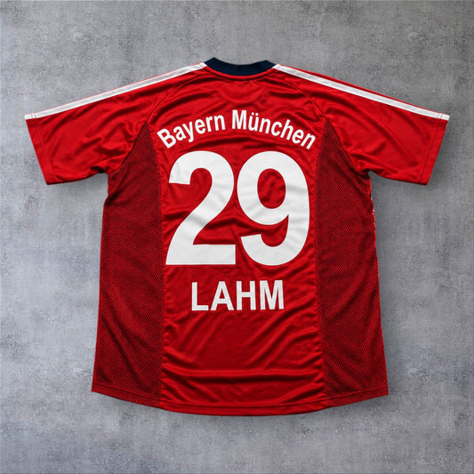 Lahm 29 Bayern Home 2002/03 Champions League retro football shirt