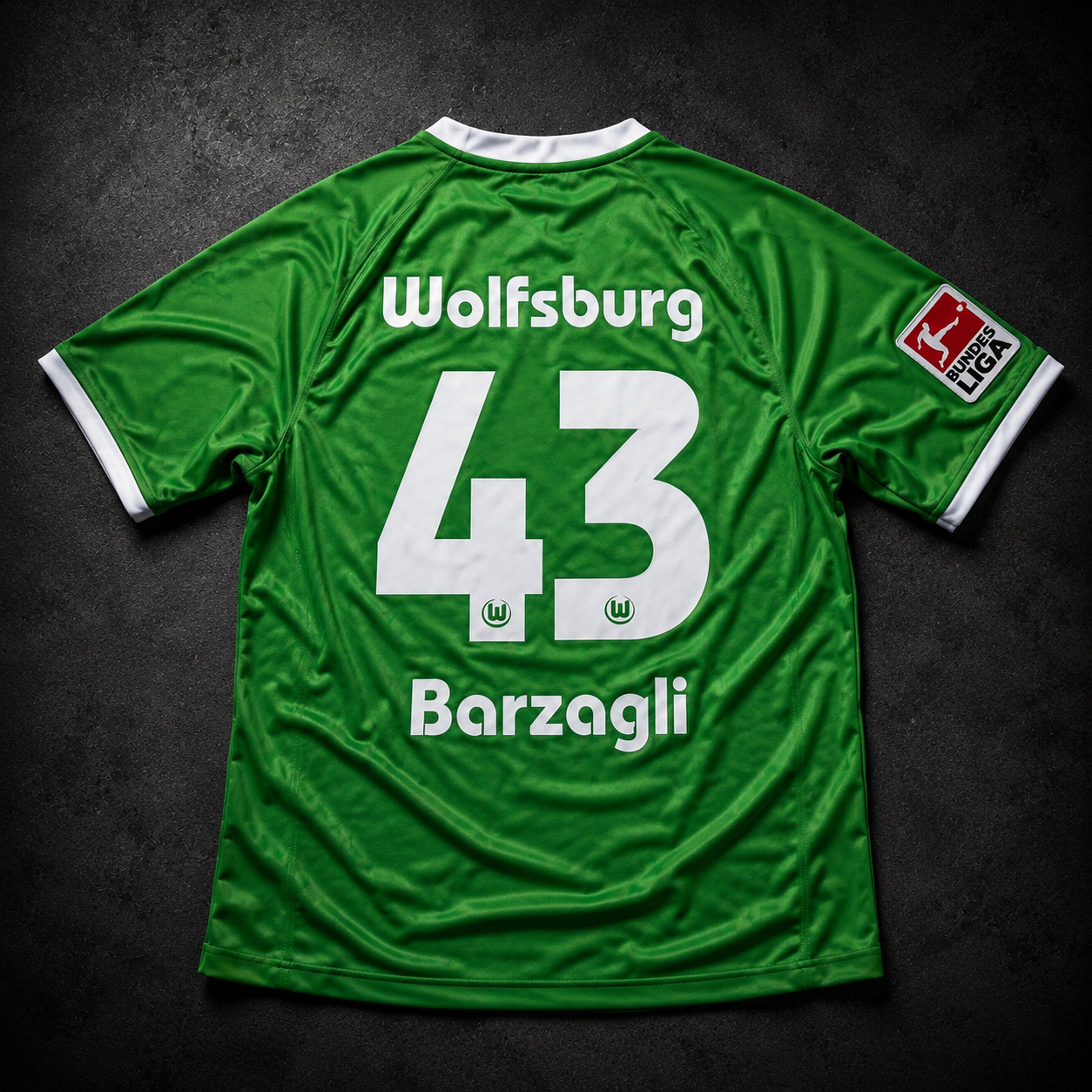 Barzagli 43 - Wolfsburg Home 08-09 Bundesliga