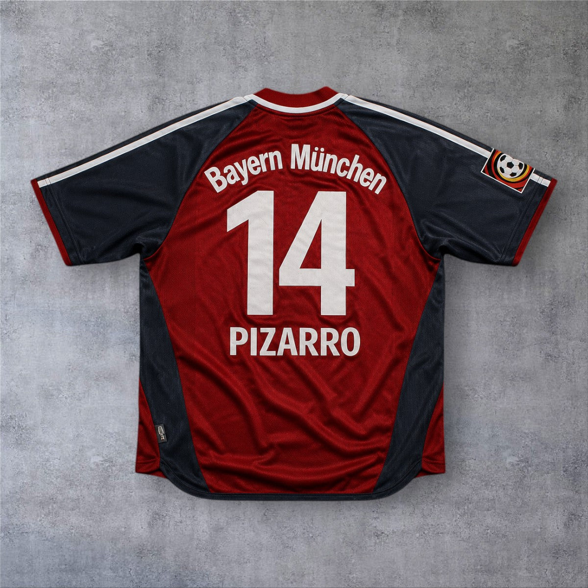 Pizarro 14 Bayern Home 2001/2002 Bundesliga retro football shirt