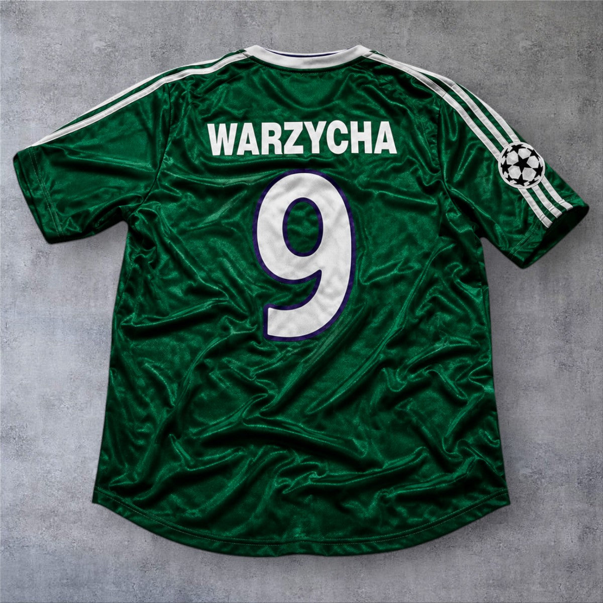 Warzycha 9 Panathinaikos Home 2000/01 Champions League retro football shirt