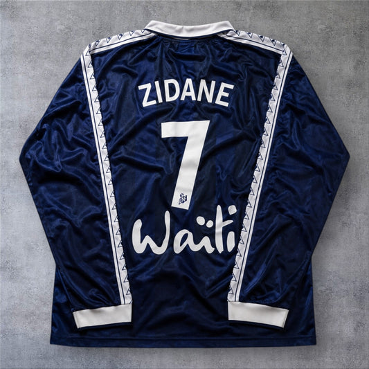 Zidane 7 Bordeaux Home 1996/97 retro football shirt