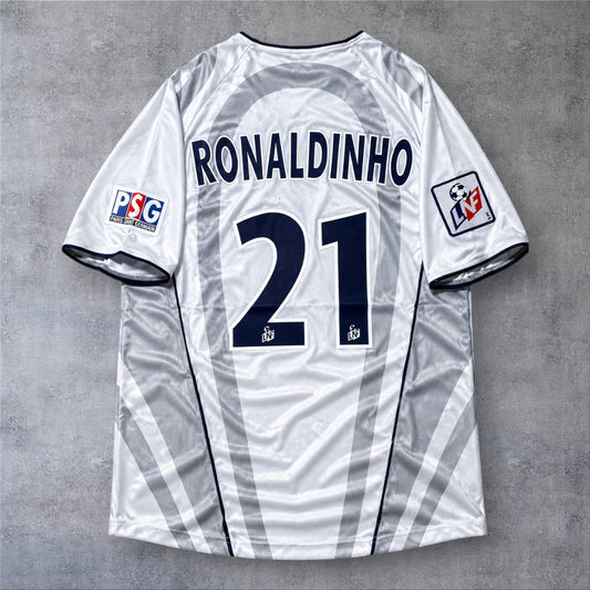 Ronaldinho 21 - PSG Away 2001/02 Ligue 1