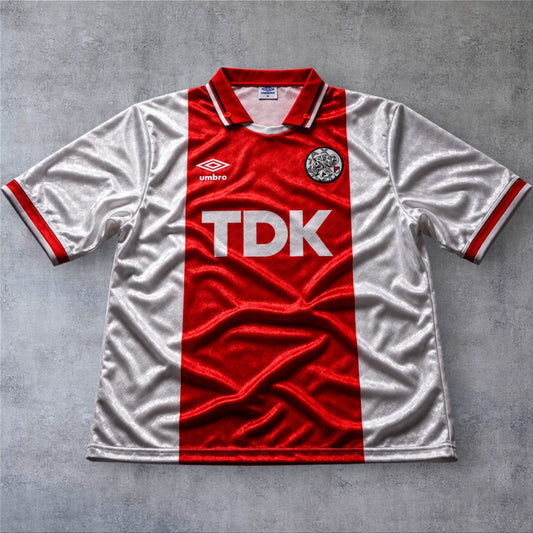 Bergkamp 10 Ajax 1990 Home retro football shirt