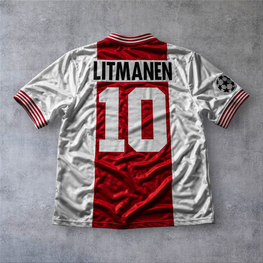 Litmanen 10 Ajax Home 1994/95 Champions League retro football shirt