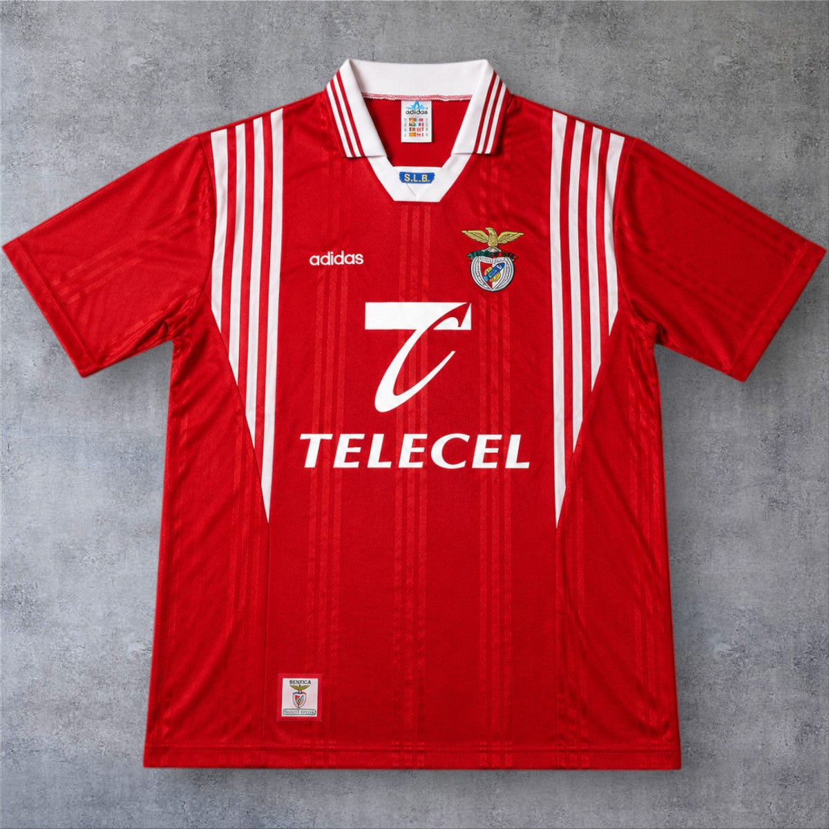 Nuno Gomes 21 Benfica Home 1997/1998 retro football shirt