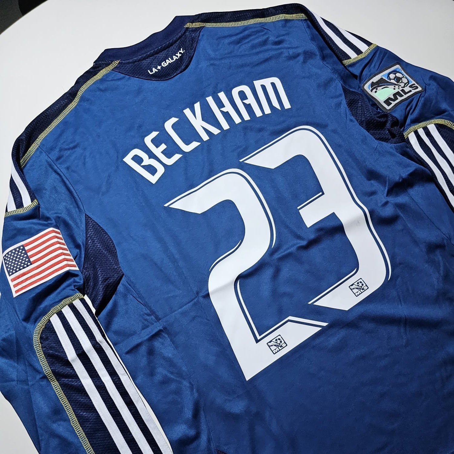 Beckham 23 LA Galaxy 2011/12 MLS retro football shirt