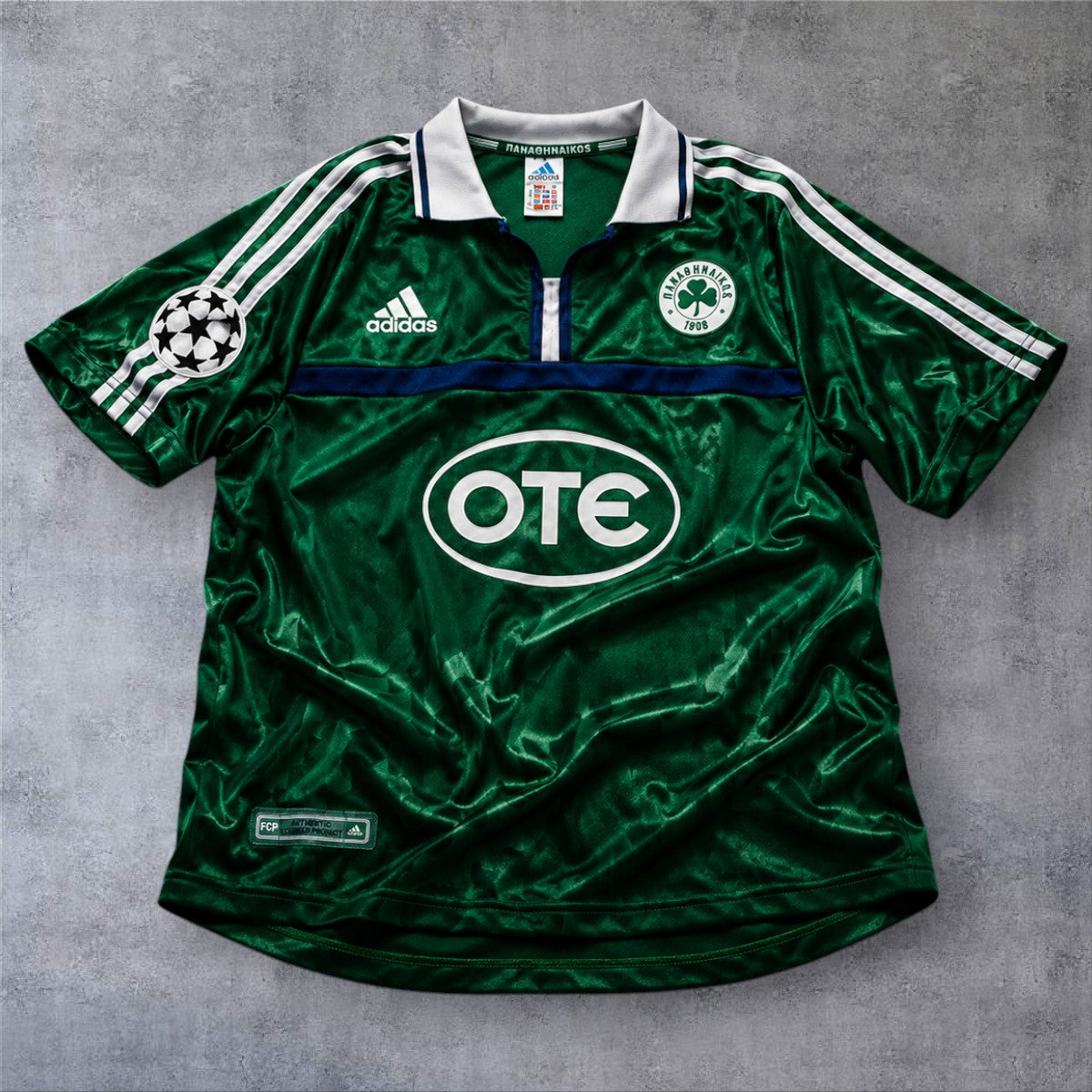 Warzycha 9 Panathinaikos Home 2000/01 Champions League retro football shirt