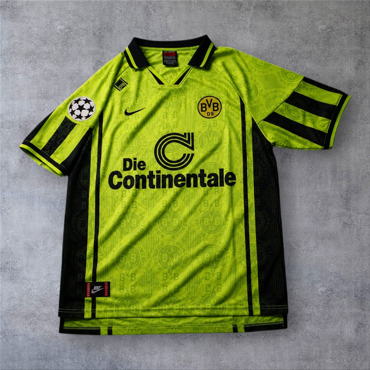 Moller 10 Borussia Dortmund Home 1996/97 Champions League retro football shirt