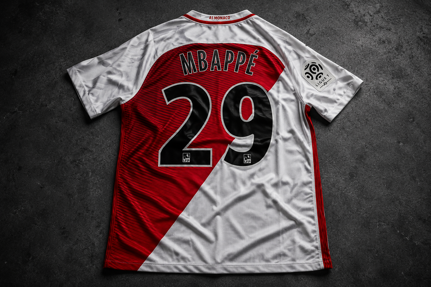 Mbappé 29 - Monaco Home 2016/17 Ligue 1
