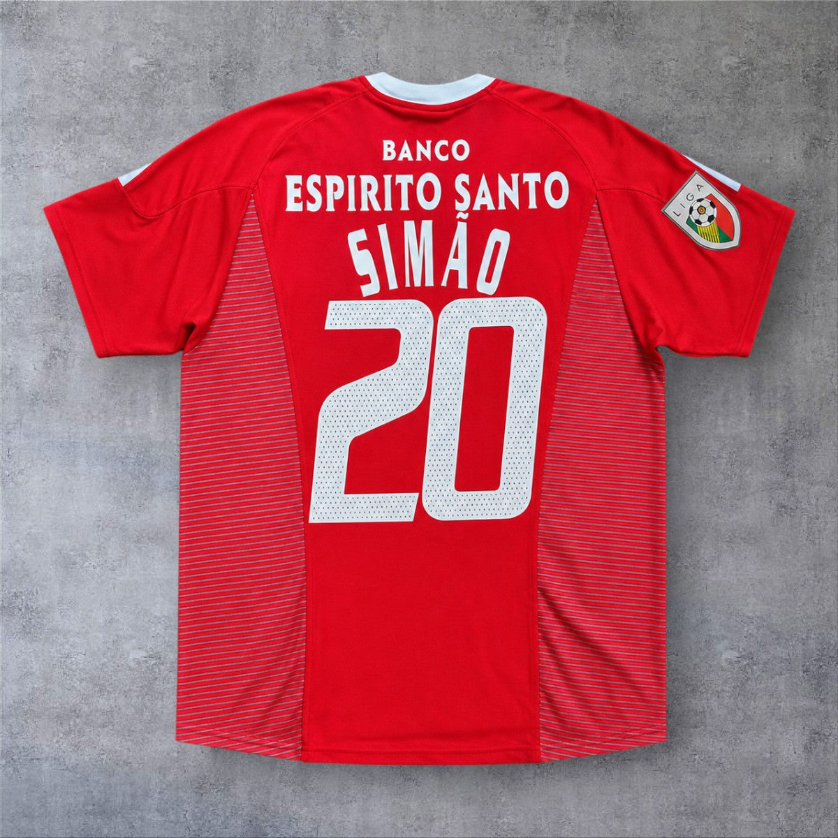 Simão 20 SL Benfica Home 2002/03 Liga Portugal retro football shirt