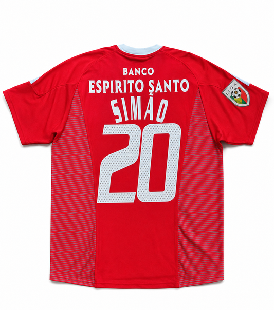 Simão 20 - SL Benfica Home 2002/03 Liga Portugal