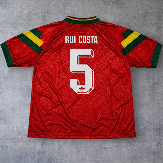 Rui Costa 5 Portugal Home 1992/1994 retro football shirt