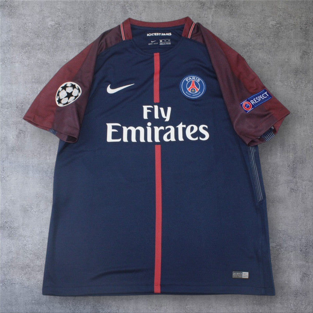 Neymar Jr 10 Psg Home 2017/18 Champions League retro football shirt