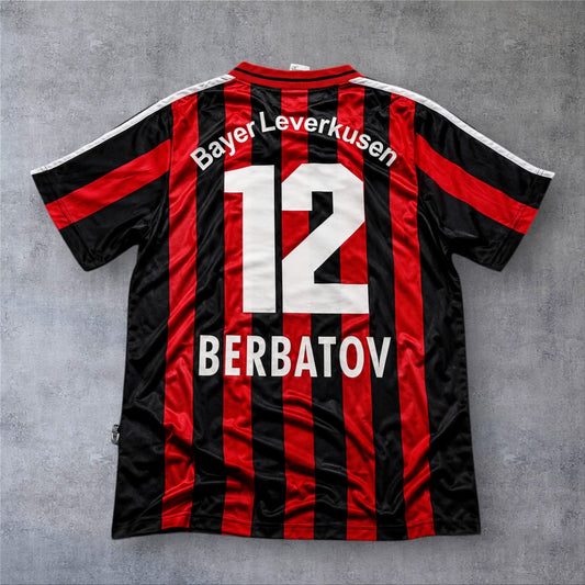 Berbatov 12 Leverkusen Home 2001/02 retro football shirt