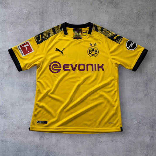 Haaland 17 Dortmund Home 2019/20 Bundesliga retro football shirt