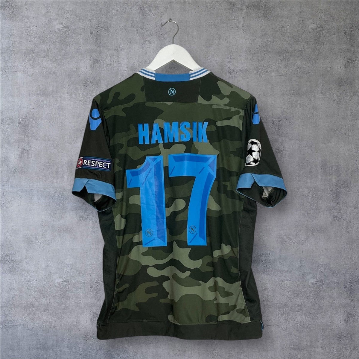 Hamsik 17 Napoli camo kit - 2013/14 Champions League