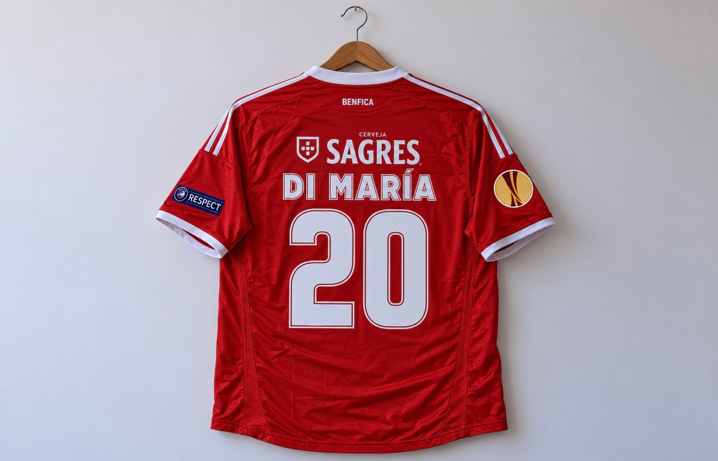 Di Maria 20 - SL Benfica Home 2009/10 Europa League