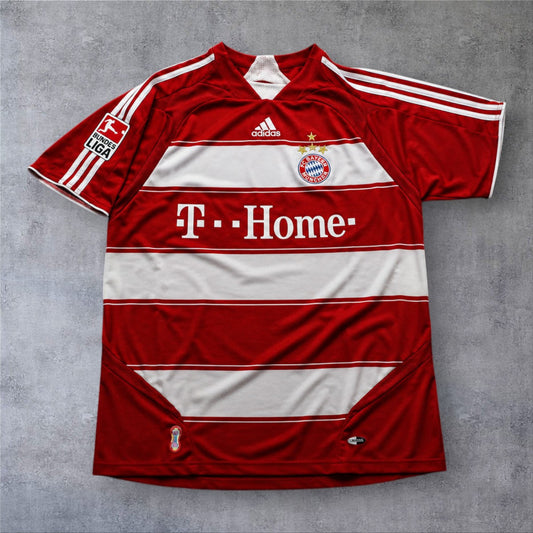 Lúcio 3 Bayern Home 2007/08 Bundesliga retro football shirt
