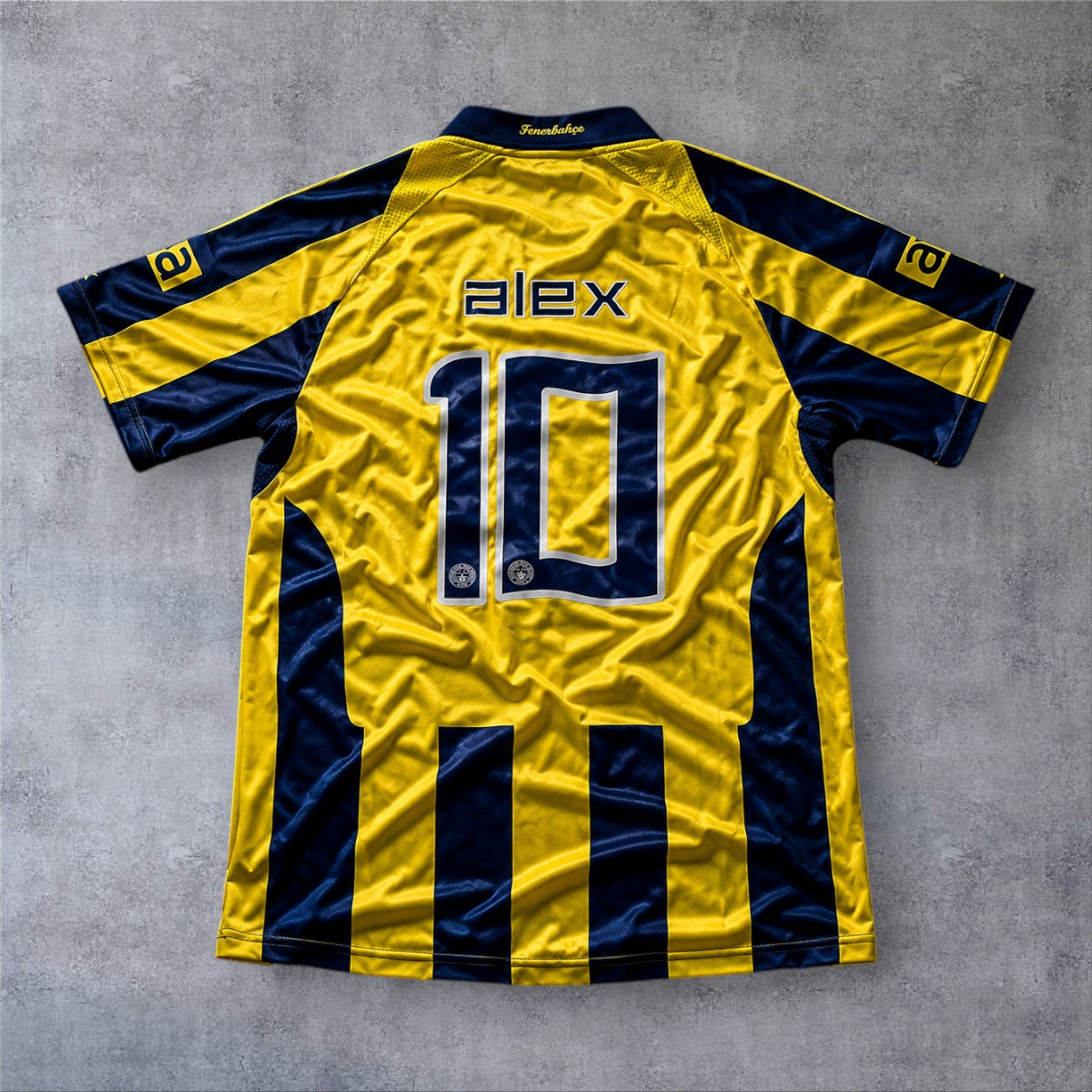 Alex 10 Fenerbahce 2008/09 Home retro football shirt