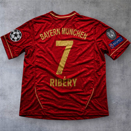 Ribery 7 Bayern Home 2012/13 Champions League retro football shirt