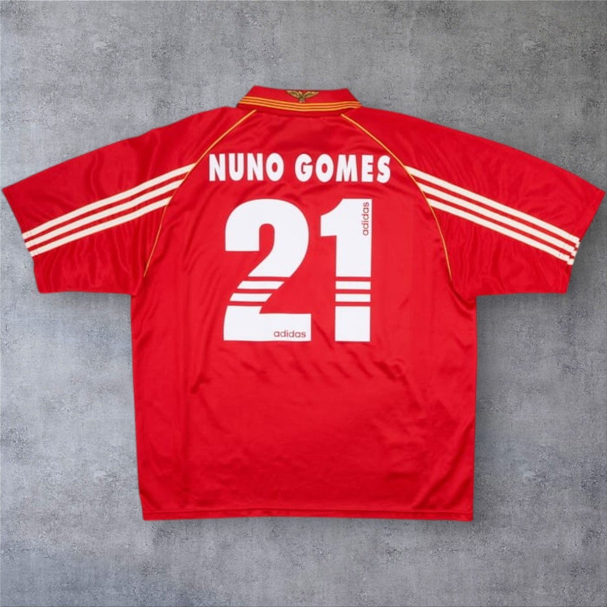 Nuno Gomes 21 Benfica Home 1998/1999 retro football shirt