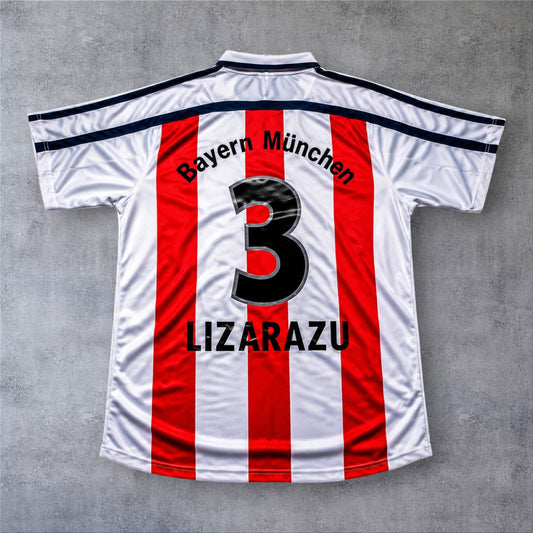 Lizarazu 3 Bayern 1998 Away retro football shirt