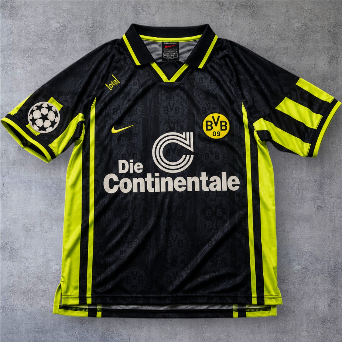 Moller 10 Borussia Dortmund Away 1996/97 Champions League retro football shirt