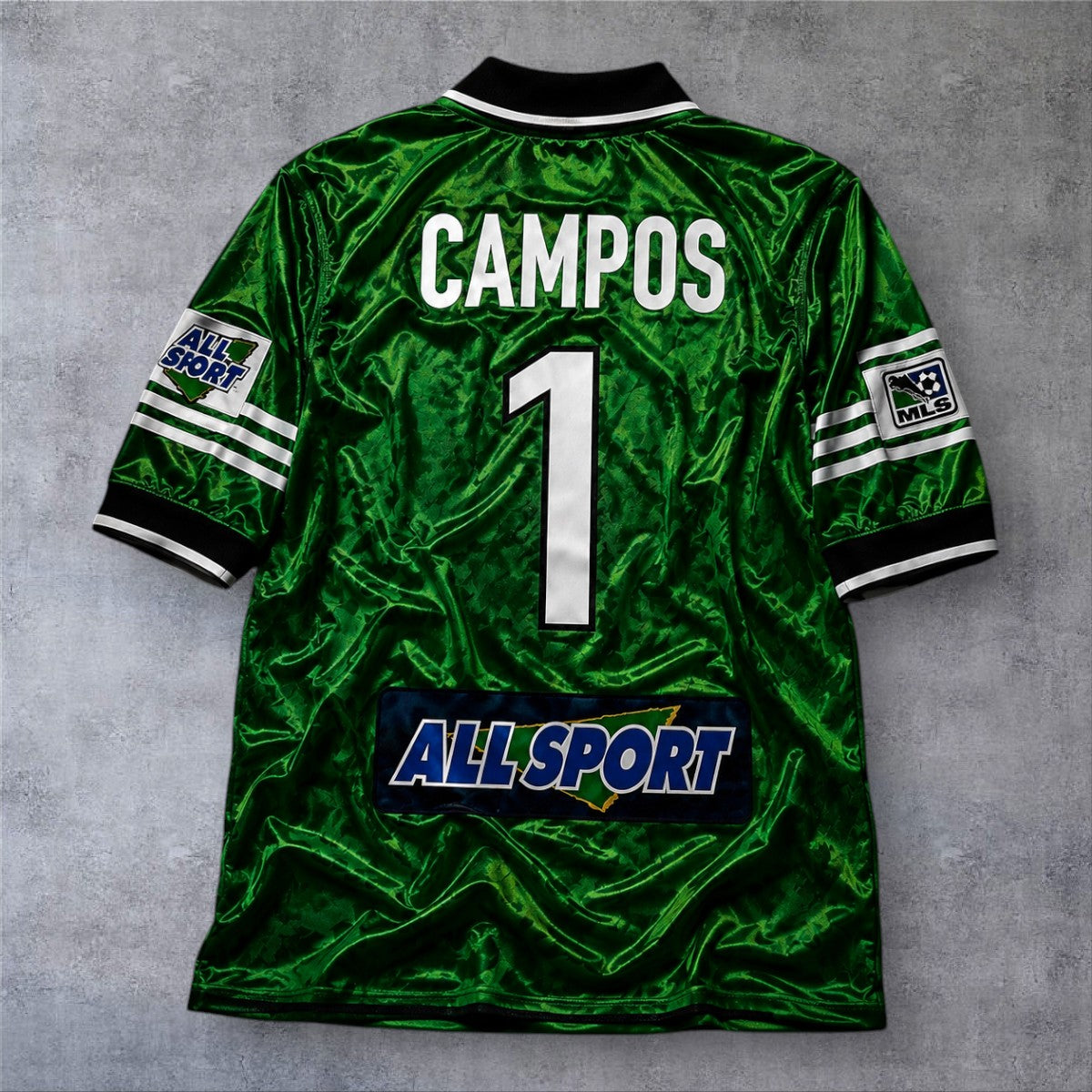 Campos 1 Chicago Fire Away 1998 MLS retro football shirt