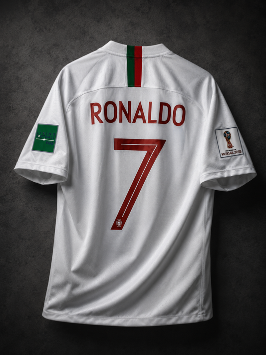 Ronaldo 7 - Portugal Away 2018 World Cup