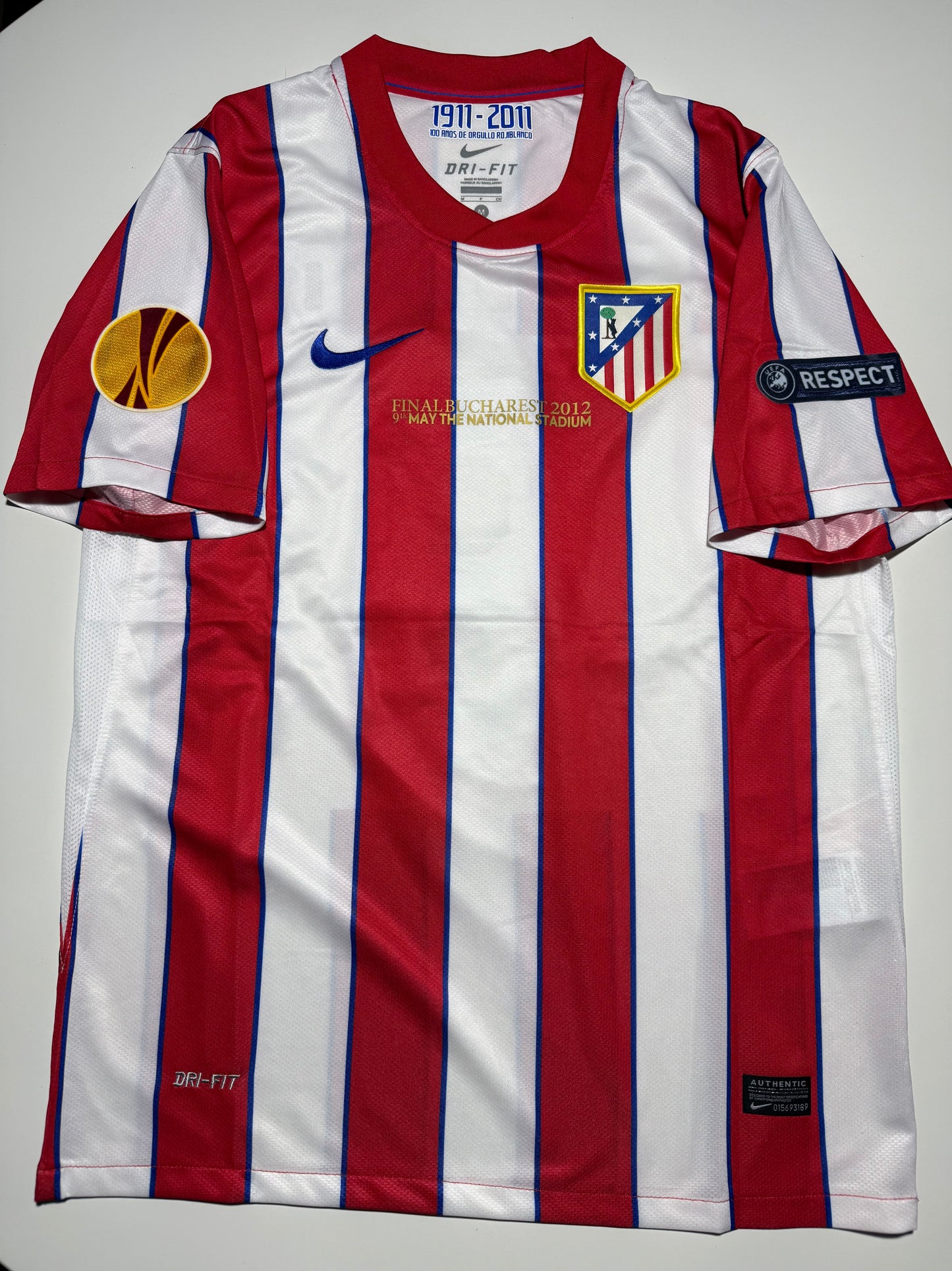 Falcao 9 - Atlético Madrid Home 2011/12 Europa League