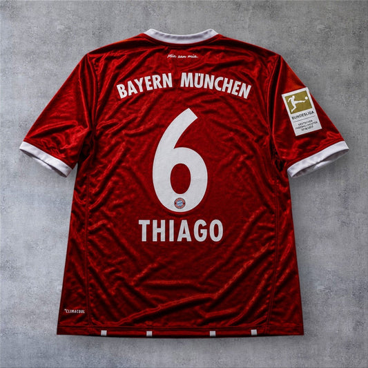 Thiago 6 Bayern Home 2017/18 Bundesliga (Cópia) retro football shirt