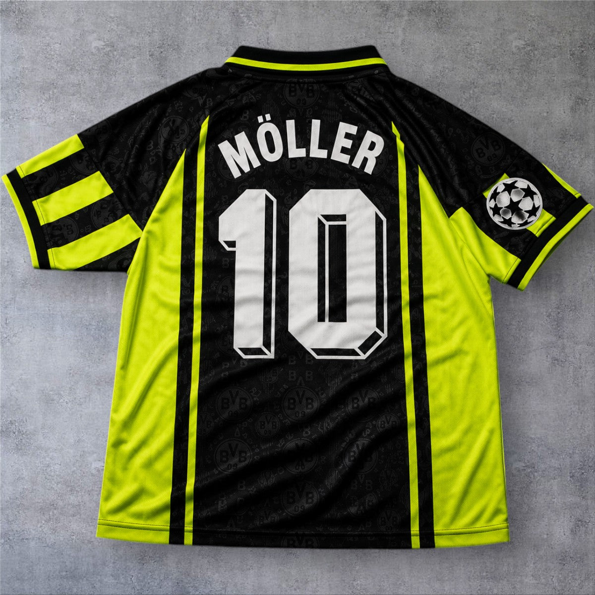 Moller 10 Borussia Dortmund Away 1996/97 Champions League retro football shirt