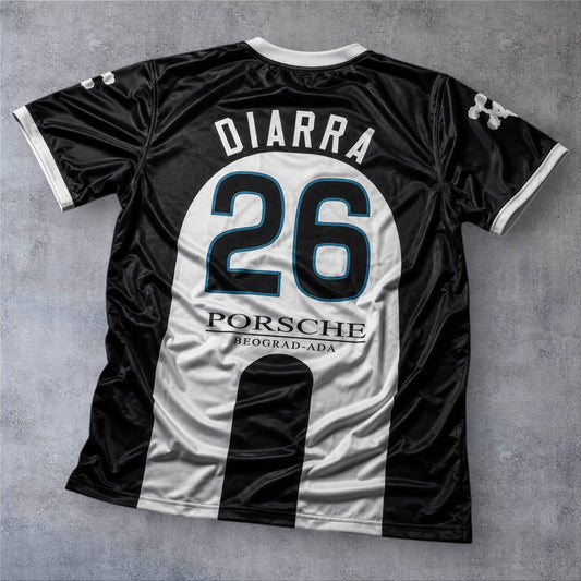 Diarra 26 Partizan Home 2008/09 retro football shirt