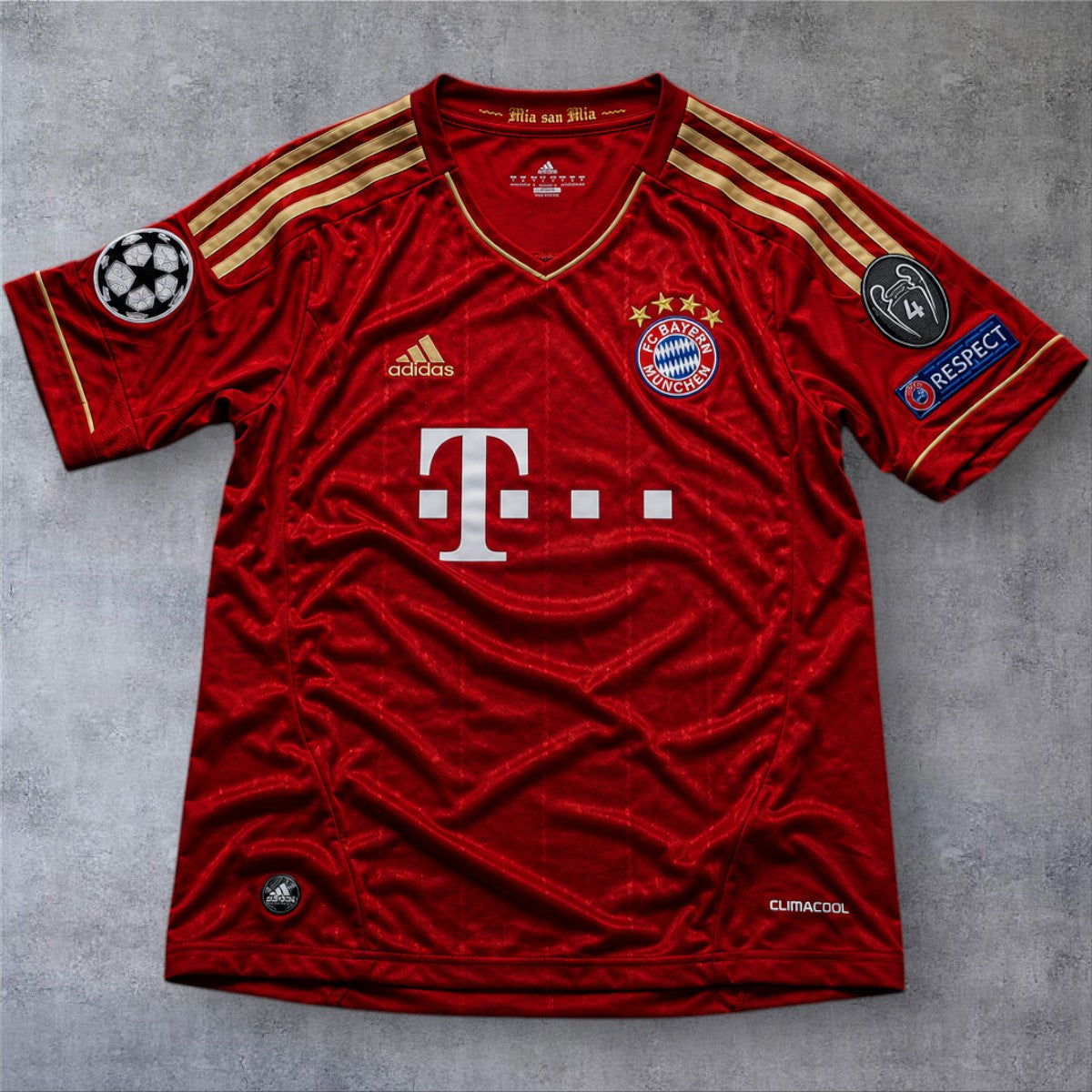 Ribery 7 Bayern Home 2012/13 Champions League retro football shirt