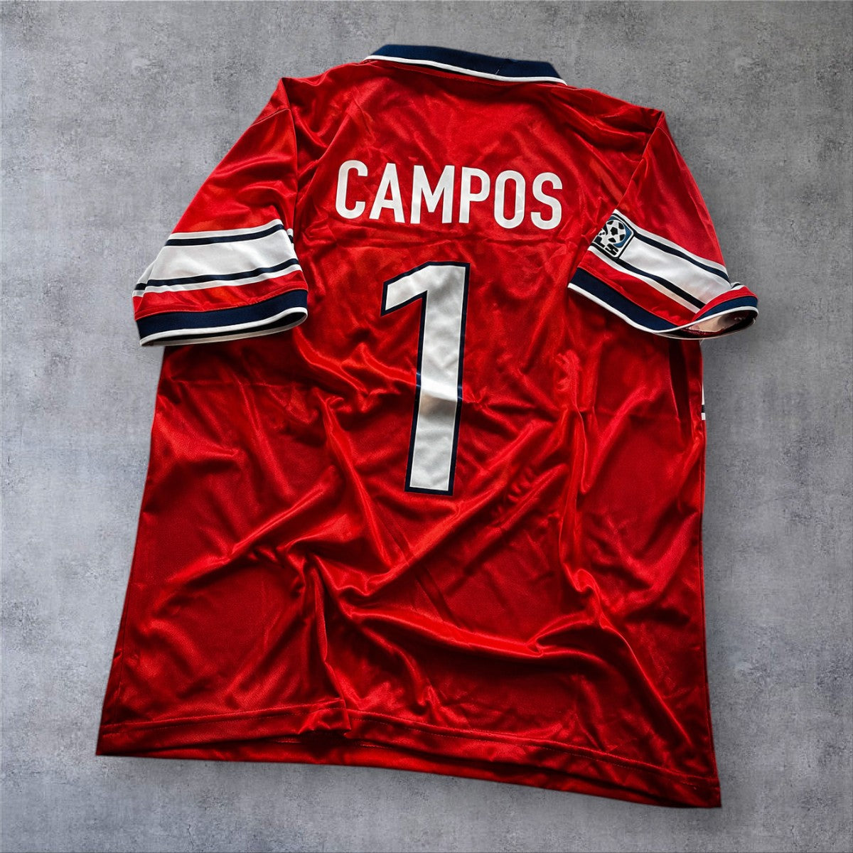 Campos 1 Chicago Fire Home 1998 MLS retro football shirt