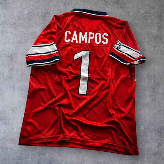 Campos 1 Chicago Fire Home 1998 MLS retro football shirt