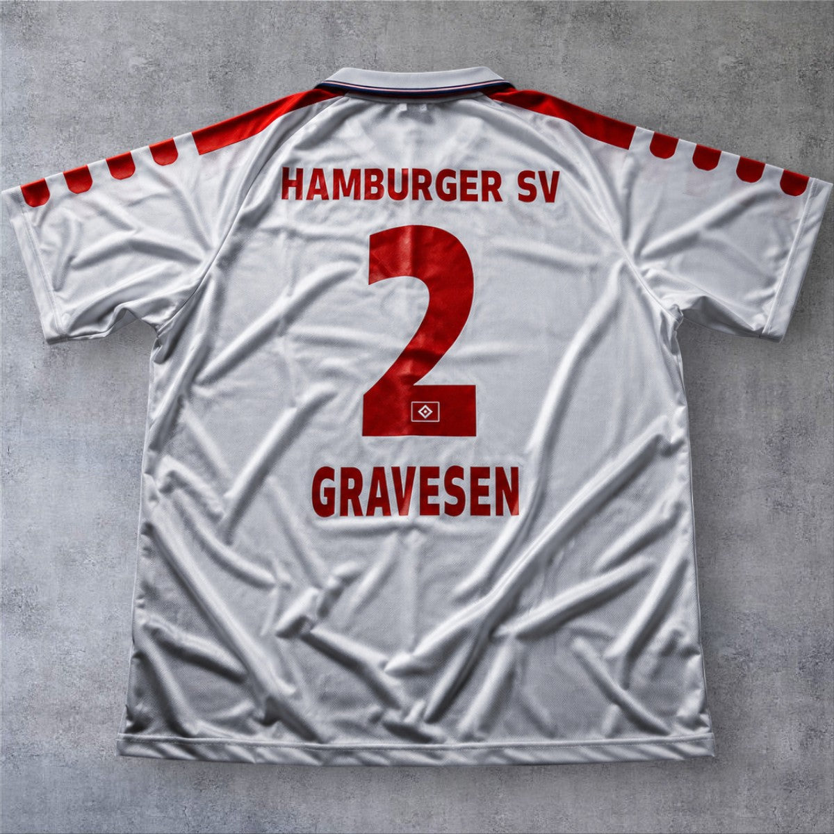 Gravesen 2 Hamburger SV Away 1998 retro football shirt