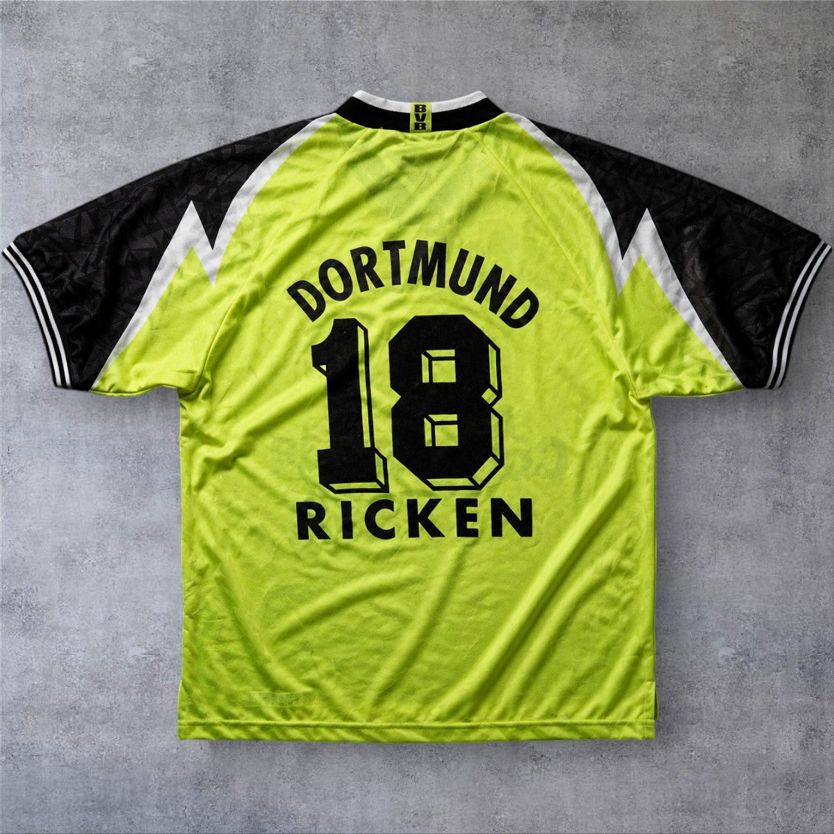 Ricken 18 Borussia Dortmund Home 1995/96 retro football shirt