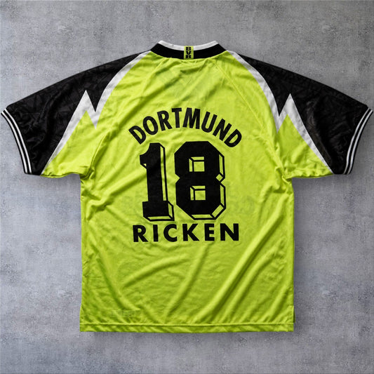 Ricken 18 Borussia Dortmund Home 1995/96 retro football shirt