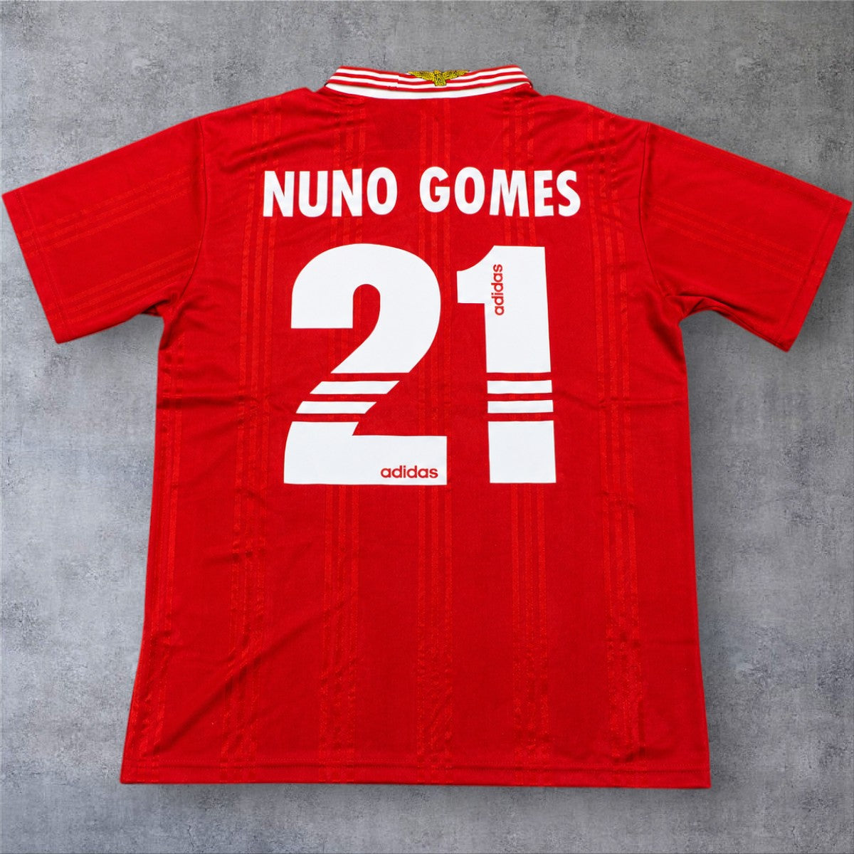 Nuno Gomes 21 Benfica Home 1997/1998 retro football shirt