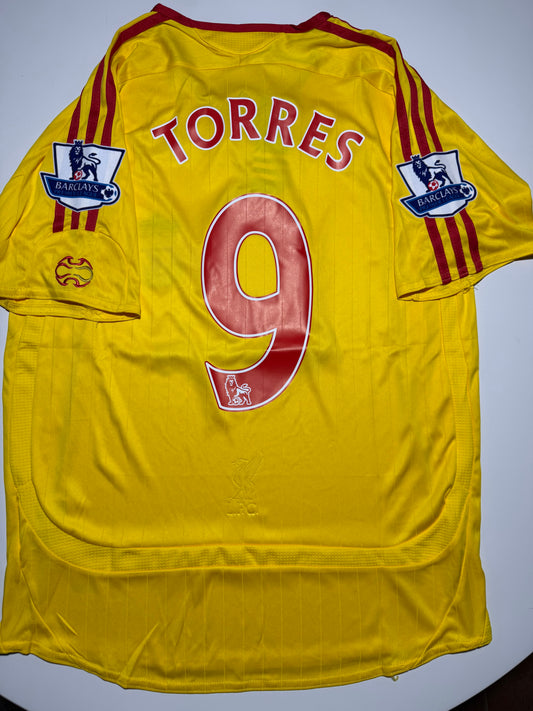 Torres 9 - Liverpool 2006/2007 Third Kit Premier League