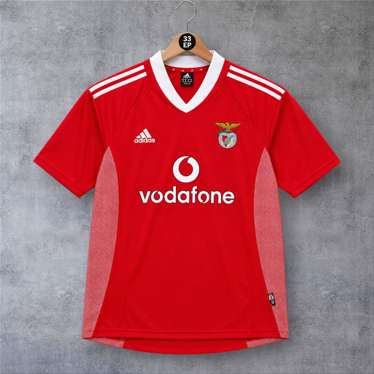 Nuno Gomes 21 SL Benfica Home 2002/03 Liga Portugal retro football shirt
