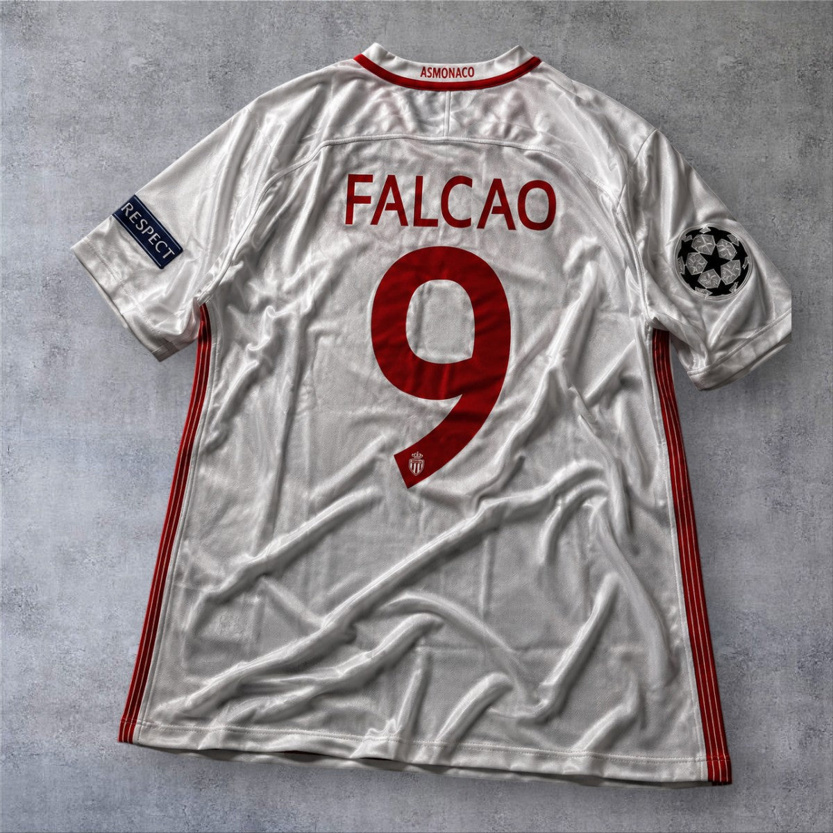 Falcao 9 Monaco Home 2016/17 Champions League retro football shirt