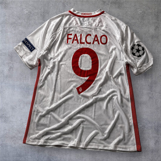 Falcao 9 Monaco Home 2016/17 Champions League retro football shirt