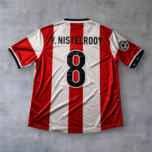 V.Nistelrooy 8 PSV Home 1998/99 Champions League retro football shirt