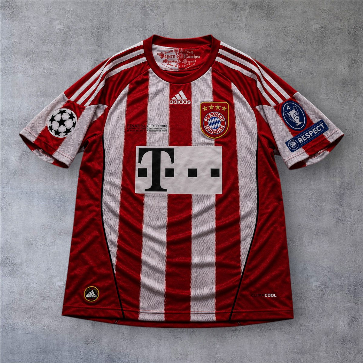 Robben 10 Bayern Home 2010/11 Champions League retro football shirt