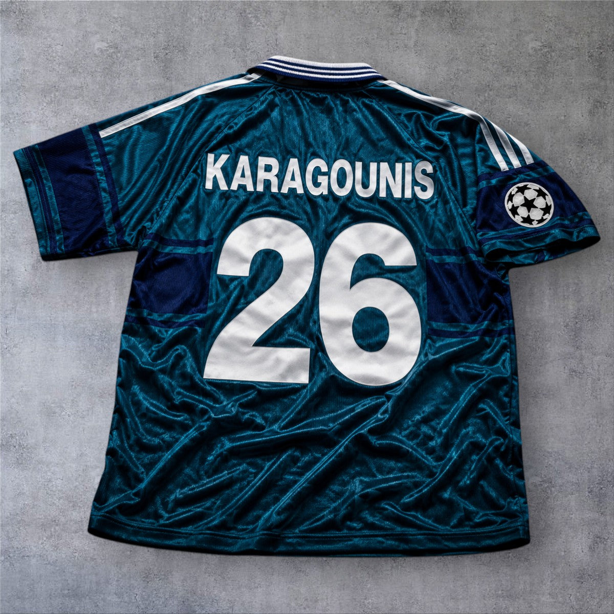 Karagounis 26 Panathinaikos 1999/00 Champions League retro football shirt