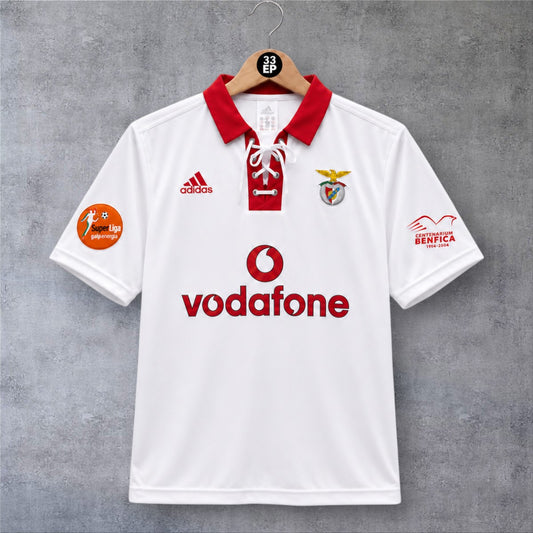 Simão 20 SL Benfica Away 2004/05 Liga Portugal retro football shirt